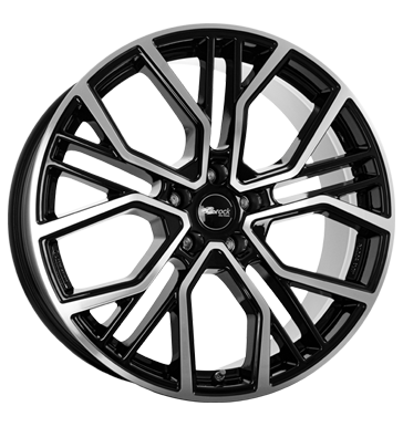 Brock B41 9x20 ET44 5x112 66,6 schwarz glanz vollpoliert