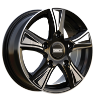 Fondmetal Pro1 6,5x16 ET48 5x112 66,5 glossy black machined
