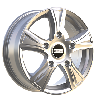 Fondmetal Pro1 6,5x16 ET51 5x120 65,1 glossy silver