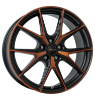 Brock B40 8x19 ET49 5x112 57,1 black orange matt
