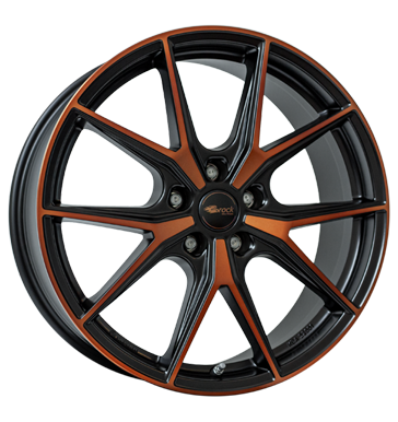 Brock B40 8x19 ET45 5x112 57,1 black orange matt