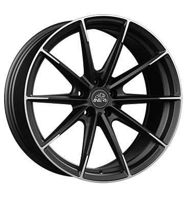 Antera A125 Concave 10,5x22 ET30 5x130 84,1 satin black diamond