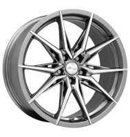 Brock B42 9,5x20 ET35 5x112 66,6 ferric grey poliert