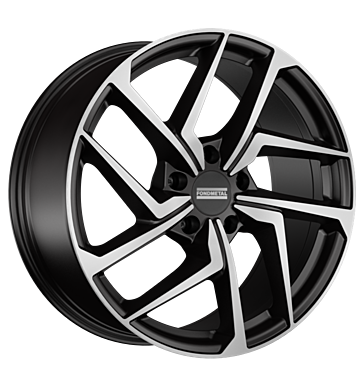 Fondmetal Taara 8,5x21 ET19 5x112 66,5 glossy black machined