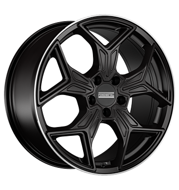 Fondmetal Taranis 9x19 ET49 5x112 66,5 matt black machined lip