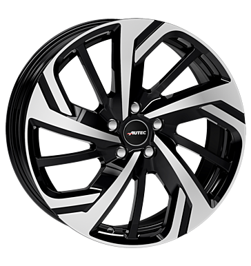 Autec Rixon 7,5x18 ET49 5x108 65,1 schwarz poliert