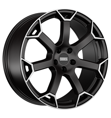 Fondmetal Zephyrus 9x20 ET34 5x112 66,5 matt black machined