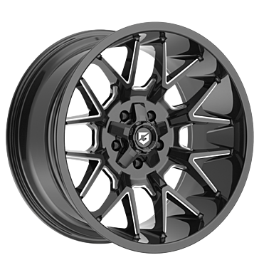 Fondmetal 768 Primacy 10x20 ET-19 6x135 106,2 glossy black milled