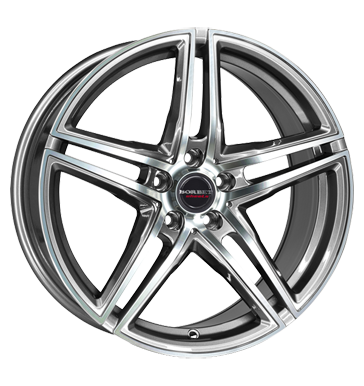 Borbet XRT 8,5x19 ET30 5x112 72,5 graphite polished
