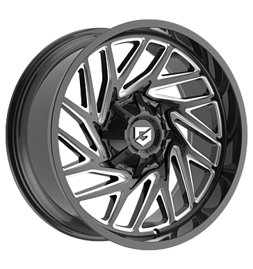 Fondmetal 769 Sequence 9x17 ET0 5x114,3 78,1 glossy black milled