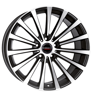 Borbet BLX 8,5x20 ET45 5x114,3 72,5 black polished matt