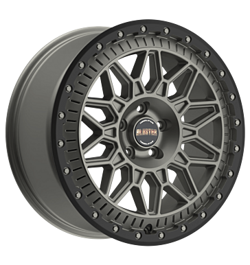 Fondmetal Bluster 9x20 ET19,05 6x139,7 77,8 matt titanium black lip