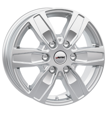 Autec Quantro 6,5x16 ET50 6x120 74,6 brilliantsilber-lackiert