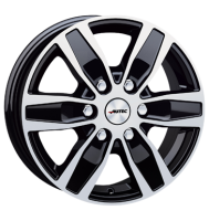 Autec Quantro 7x17 ET45 6x120 74,6 schwarz poliert