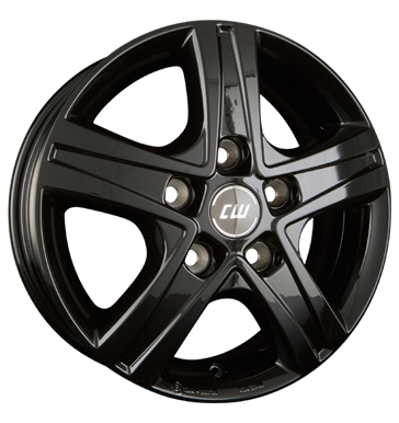 Borbet CWD 6x15 ET68 5x118 71,1 black glossy