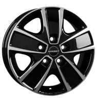 Borbet CWG 6x16 ET68 5x118 71,1 black polished