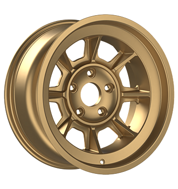 Fondmetal PAG17 9x17 ET15 5x130 71,6 matt gold