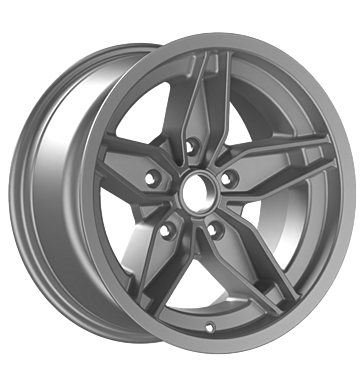 Fondmetal Str16 7x16 ET10,4 5x108 58,1 matt silver