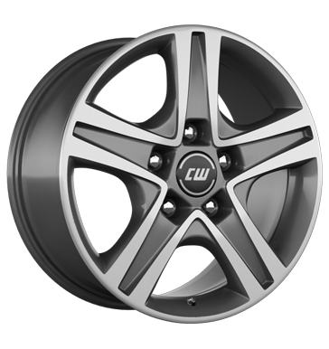 Borbet CWD 6x15 ET68 5x118 71,1 mistral anthracite polished glossy