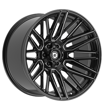 Fondmetal 770 Edge 10x22 ET10 6x135 106,2 glossy black milled