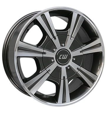Borbet CH 7,5x17 ET64 5x118 71,1 mistral anthracite polished