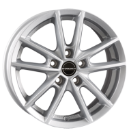 Borbet W 7x17 ET40 5x108 72,5 crystal silver