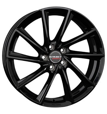 Borbet VTX 8,5x19 ET20 5x112 66,5 black glossy