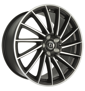Diewe Wheels Briosa 8,5x19 ET40 5x112 66,6 Nero machined
