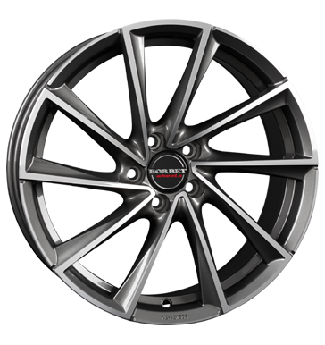 Borbet VTX 8,5x19 ET35 5x112 66,5 graphite polished