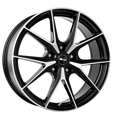 Brock B40 9,5x19 ET45 5x114,3 64,1 schwarz glanz vollpoliert