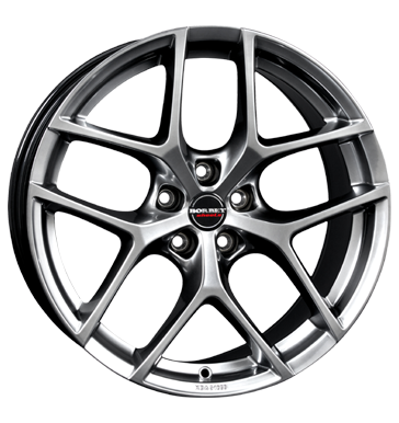 Borbet Y 8x19 ET50 5x112 72,5 hyper silver 19