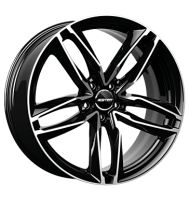 GMP Atom 9x21 ET30 5x112 66,5 black diamond