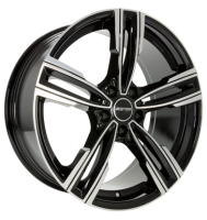 GMP Reven 7,5x17 ET34 5x120 72,6 black diamond