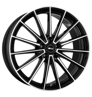 Brock B43 8x20 ET48,5 5x108 63,4 schwarz glanz vollpoliert