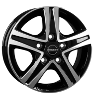 Borbet CWD 6x16 ET68 5x130 78,1 black glossy polished