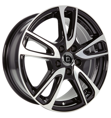 Diewe Wheels Astral 7x17 ET35 5x105 73,1 black diamond