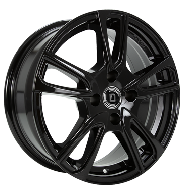Diewe Wheels Astral 7x17 ET45 4x100 73,1 glossy black