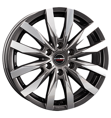 Borbet CW6 7,5x18 ET47 6x130 84,1 mistral anthracite glossy polished