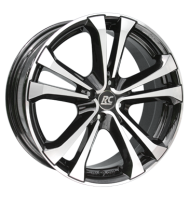 RCDesign RC17 7x16 ET38 4x100 63,4 schwarz glanz vollpoliert