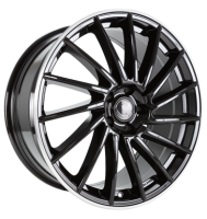 Diewe Wheels Briosa 8,5x19 ET30 5x112 66,6 NeroS machined...