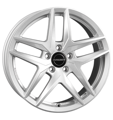 Borbet Z 7,5x17 ET36 5x112 66,5 crystal silver