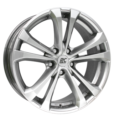 RCDesign RC17 8x18 ET35 5x120 72,6 chromsilber