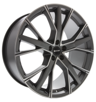 GMP Gunner 9x20 ET40 5x112 66,5 matt anthracite diamond