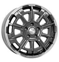 Brock B45 7,5x18 ET53 5x130 78,1 himalaya grey vollpoliert
