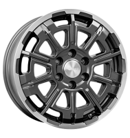 Brock B45 7,5x18 ET50 6x120 74,6 himalaya grey vollpoliert