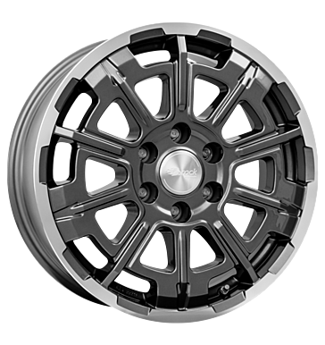 Brock B45 7,5x18 ET47 6x130 84,1 himalaya grey vollpoliert