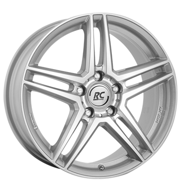 RCDesign RC D17 8x18 ET43 5x112 66,6 kristallsilber