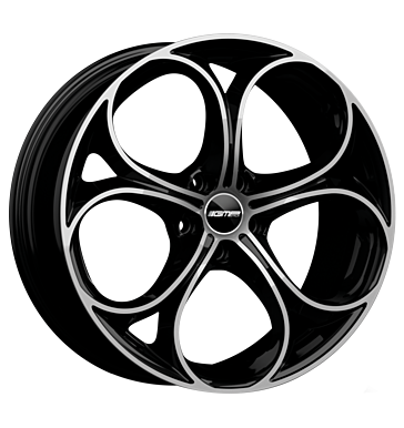 GMP Drake 8,5x20 ET31 5x110 65,1 black diamond