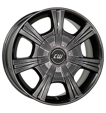 Borbet CH 7,5x17 ET50 6x139,7 92,2 mistral anthracite glossy
