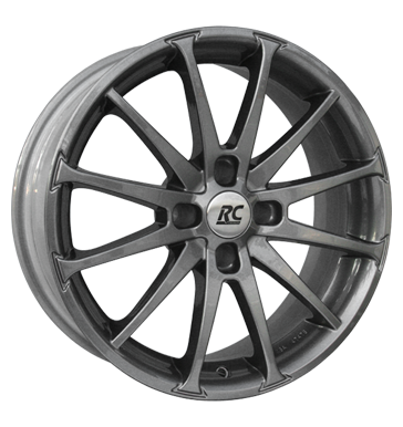 RCDesign RC18 7,5x18 ET38 4x114,3 72,6 titan metallic